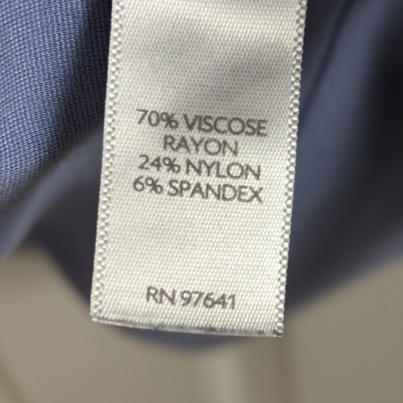 J. Jill Ponte 3/4 Length Sleeve Top Dusty Blue Size M - Picture 6 of 8